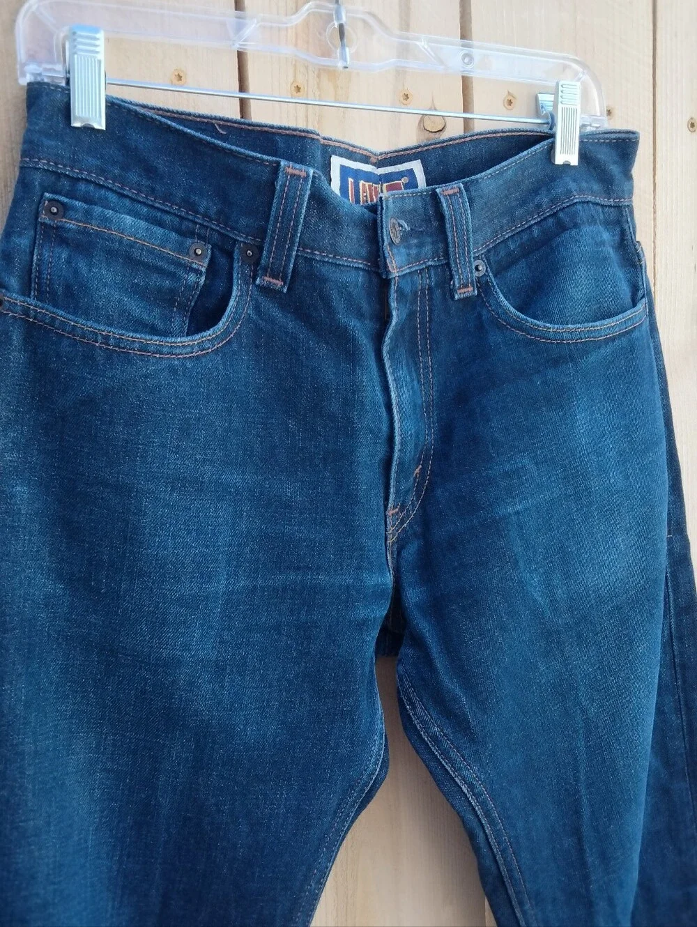 Levi's Men's Skinny 511 Straight Jeans in Dark Blue Wash Size W33 L32